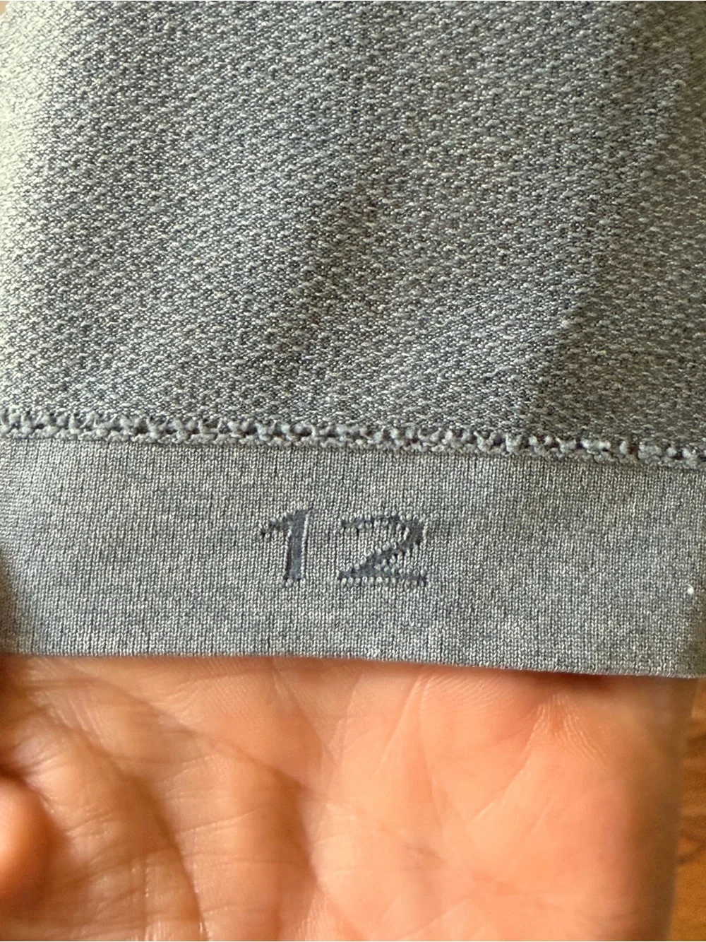 Lululemon Run Swiftly Racerback Tank Top Gray Seamless Size 12